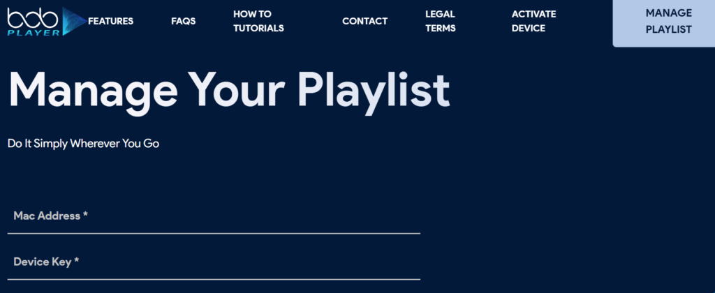 bob player playlist bobplayer.com