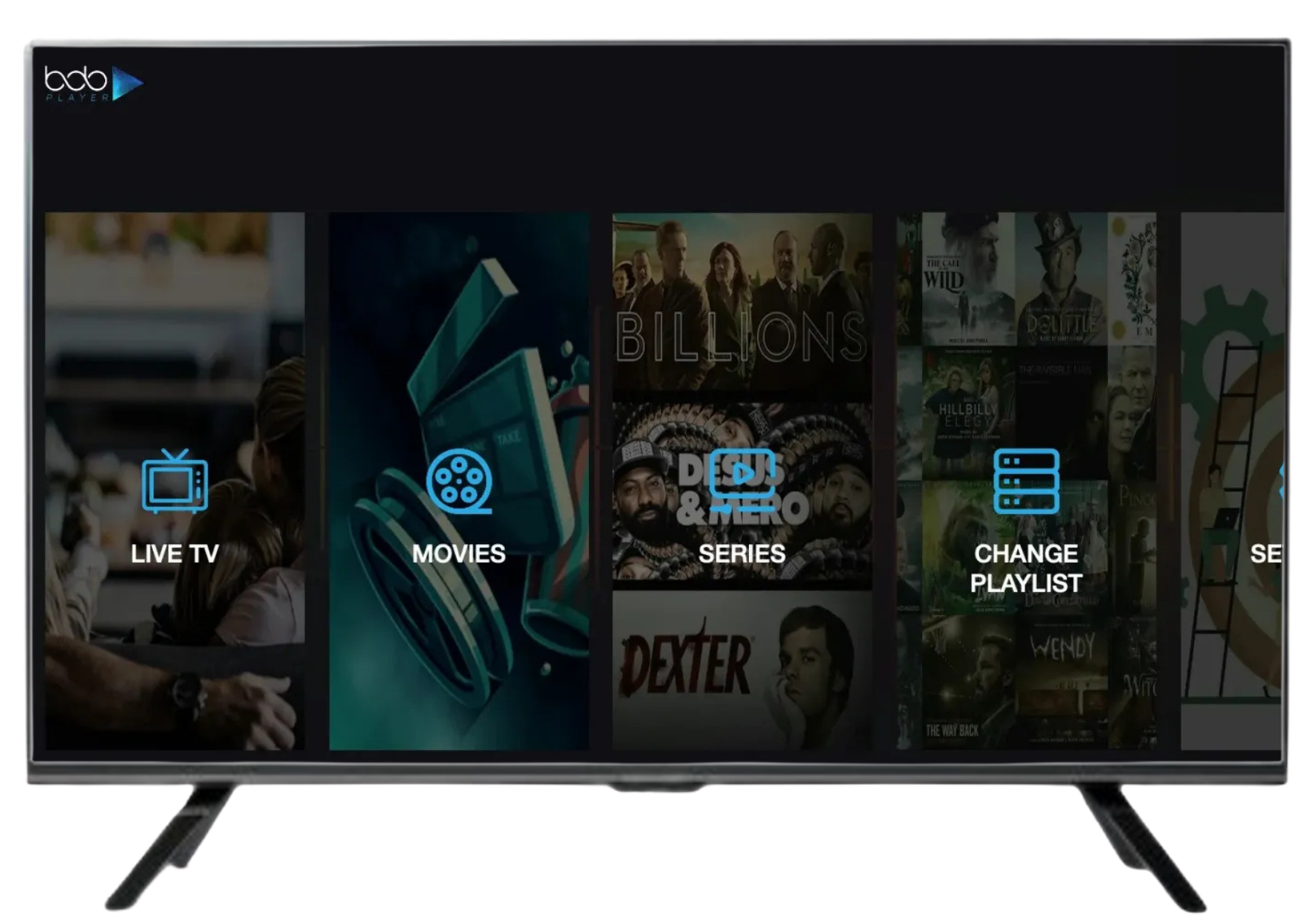 Bob Player App on TV